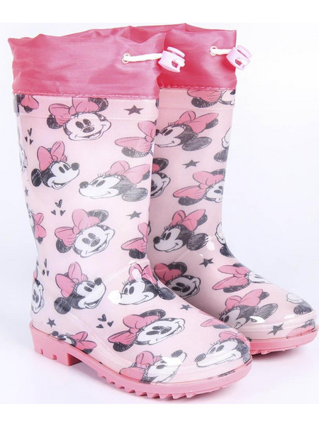 παιδικές γαλότσες ροζ με τη minnie για κορίτσι