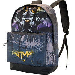 Karactermania DC Comics Batman Dark Night Σχολική Τσάντα Πλάτης Δημοτικού Μαύρη 03357