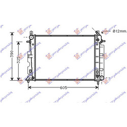 Ψυγειο 2.0i16V-2.2TID (50x35x4,2) ΑΥΤΟΜ. Saab 900 93-98 - 700006310