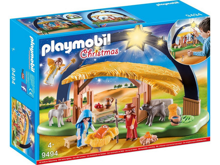 Playmobil Christmas Φάτνη με Φωτεινό Αστέρι για 4+ Ετών 9494