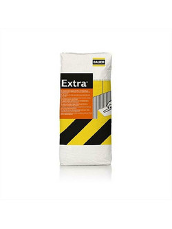 Extra Κόλλα Πλακιδίων Λευκή 5kg - Bauer