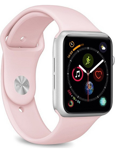 Puro 3pcs Set S/M/L Λουράκι Σιλικόνης Pink (Apple Watch 38 / 40 / 41mm)
