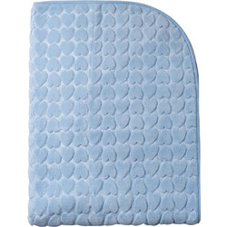 Online Night Hearts Κουβέρτα Κούνιας Fleece 100x120 Γαλάζια