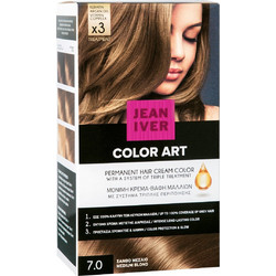 Jean Iver Cream Color 7.0 Ξανθό Μόνιμη Βαφή Μαλλιών 60ml