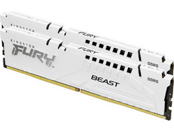 Kingston Fury Beast 64GB (2X32GB) DDR5 RAM 5200MHz C40 White