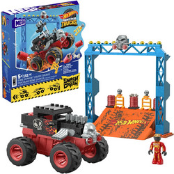 Mattel Mega Hot Wheels Smash Monster Trucks Bone Crash Shaker