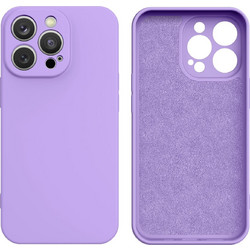 Silicone case iPhone 14 Plus silicone case purple