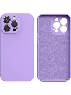 Silicone case iPhone 14 Plus silicone case purple