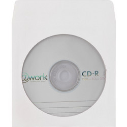 Q-Connect Θήκη CD/DVD Ανταλλακτική 50 τεμ. Λευκή