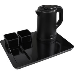 Δίσκος με βραστήρα Life Set Hotel01 800ml 1360W Μαύρος 221-0348