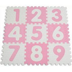 Cangaroo Moni Mat Numbers Pink 9τμχ