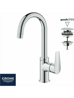 Grohe Bauedge Αναμεικτική Μπαταρία Νιπτήρα Ψηλή ChromeΚωδικός: 23911001