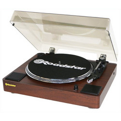 Roadstar TT-260SPK Πικάπ με Ηχεία & Προενίσχυση Brown