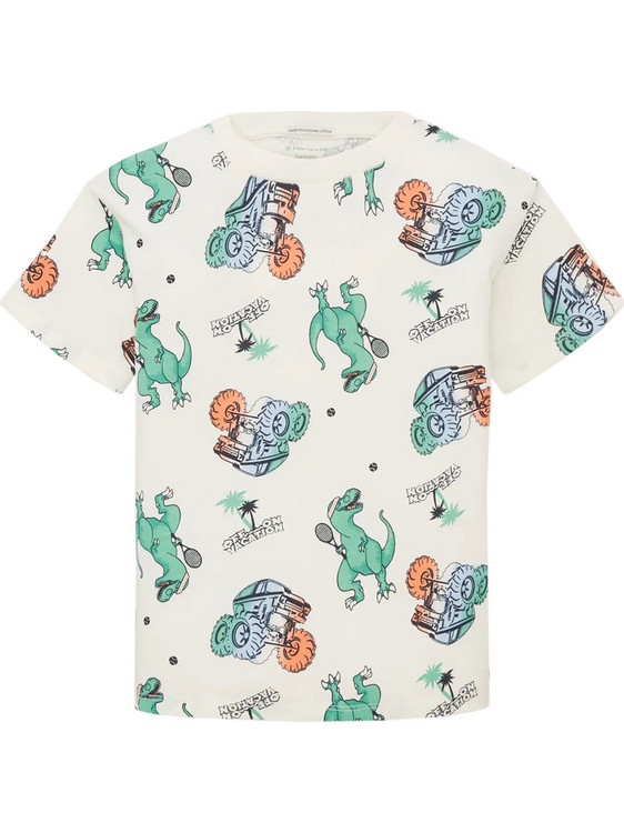 Tom Tailor Παιδικό T-Shirt Κοντομάνικο Λευκό 1036036-32249