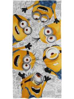 Das Home Minions Παιδική Πετσέτα Θαλάσσης Πολύχρωμη 70x140cm 5866