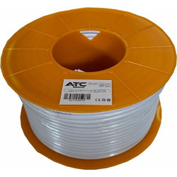 ATC Στροφείο Rf Hq RG6 100m Λευκό - (ATC-730)