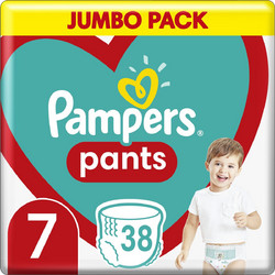 Pampers Pants Πάνες Βρακάκι No7 17+kg 38τμχ