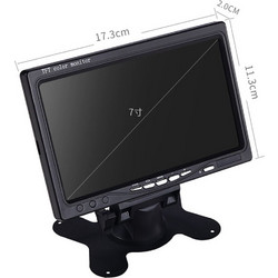 Οθόνη 7" TFT 12V για Ταμπλό Αυτοκινήτου Universal με Τηλεχειριστήριο D-117