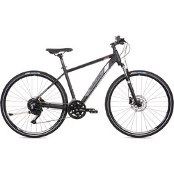 Ideal Optimus 2023 Ποδήλατο Trekking 28" Αλουμινίου με 18 Ταχύτητες και Δισκόφρενα Ανθρακί