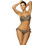 Marko Bikini Set Strapless με Ενίσχυση Καφέ M-467