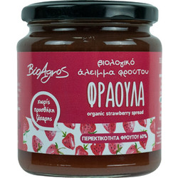 Βιοαγρός Βιολογικό Άλειμμα Φράουλα Χωρίς Ζάχαρη 320g 14624