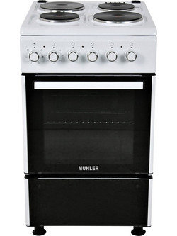Muhler ELC-R501E Κουζίνα Ηλεκτρική 52lt με Εμαγιέ Εστίες 50cm