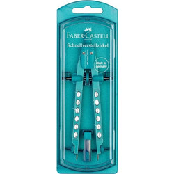 Διαβήτης Factory Sparkle Πετρόλ Faber Castell