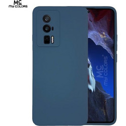 Θήκη Σιλικόνης My Colors Xiaomi - Poco F5 Pro 5G - Μπλε Σκούρο