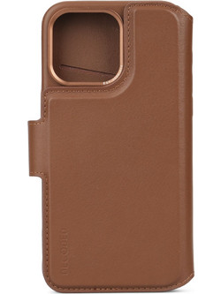 Decoded Leather Detachable Wallet Tan (iPhone 15 Pro)