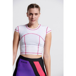 Baya Γυναικείο Αθλητικό Crop Top Λευκό 48621