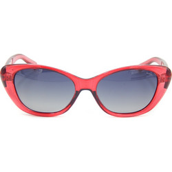 Invu B2336C Transp Fuchsia Γυναικεία Γυαλιά Ηλίου Cat Eye Κοκάλινα Κόκκινα με Μαύρο Polarized Φακό