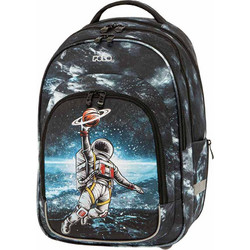 Polo Elite Space Jam Σχολική Τσάντα Πλάτης Γυμνασίου - Λυκείου Πολύχρωμη 901034-8192