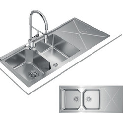 Teka Brooklyn 80 M-XP 2B 1D Νεροχύτης Inox 116.4x50.4cm