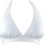 Rock Club Bikini Top Τριγωνάκι Λευκό BP-2080-016