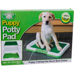 ΦΟΡΗΤΗ ΤΟΥΑΛΕΤΑ ΓΙΑ ΚΟΥΤΑΒΙΑ (47 x 34 x 6 cm) - PUPPY POTTY PAD