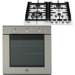 Bertazzoni Φούρνος Αερίου Άνω Πάγκου 57lt 59.5cm F605MODGKXS με Εστίες Αερίου P604LMODX