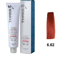 Faipa Three Color 6.62 Κερασί Μόνιμη Βαφή Μαλλιών 120ml
