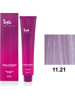 ING Colouring Cream 11.21 Ξανθό Πλατινέ Ιριζέ Σαντρέ Μόνιμη Βαφή Μαλλιών 100ml