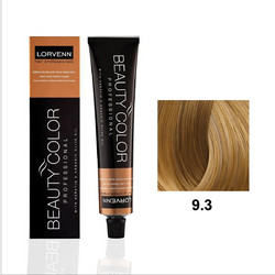 Lorvenn Beauty Color 9.3 Ξανθό Πολύ Ανοιχτό Ντορέ Μόνιμη Βαφή Μαλλιών 70ml