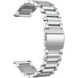 Bakeey Quick Release Bracelet Λουράκι Μεταλλικό Silver (Universal 22mm)