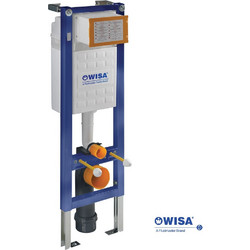 WISA PRO 35 362-2927 Καζανάκι Εντοιχιζόμενο Πλαστικό Ορθογώνιο Χαμηλής Πίεσης