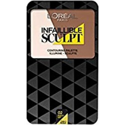 L'Oreal Paris Infallible Sculpt Contouring 01 Light/medium Bronzer & Highlighter Palette 10gr