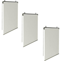Σετ Ρόλερ Ολικής Συσκότισης Blackout 120 x 225 cm 3 τμχ Χρώματος Εκρού Inkazen 30060161