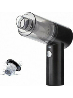 108395-B 120W Black Επαναφορτιζόμενο Σκουπάκι Χειρός 7.4V