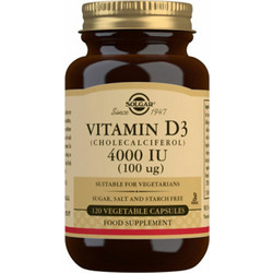 Solgar D3 4000iu 120 Κάψουλες