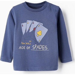 ZIPPY ΜΠΛΟΥΖΑ ACE OF SPADES ΜΠΛΕ 6Μ-36Μ