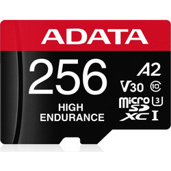Adata High Endurance microSDXC 256GB Class 10 U3 V30 UHS-I A2