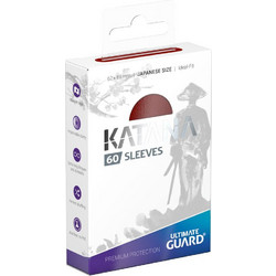 Ultimate Guard Katana Sleeves Japanese Size Red (60)
