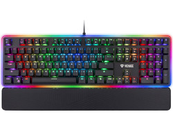 Yenkee YKB 3400US Panzer Μηχανικό Gaming Πληκτρολόγιο με Outemu Blue Διακόπτες RGB Black