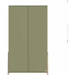 Βρεφική Δίφυλλη Ντουλάπα Casababy Palmer Olive